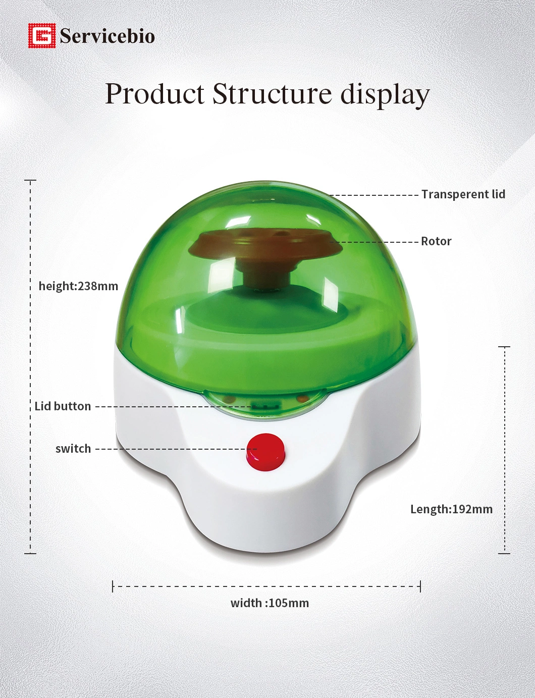 Small Centrifuge Laboratory/Medical/Hospital/School Instrument