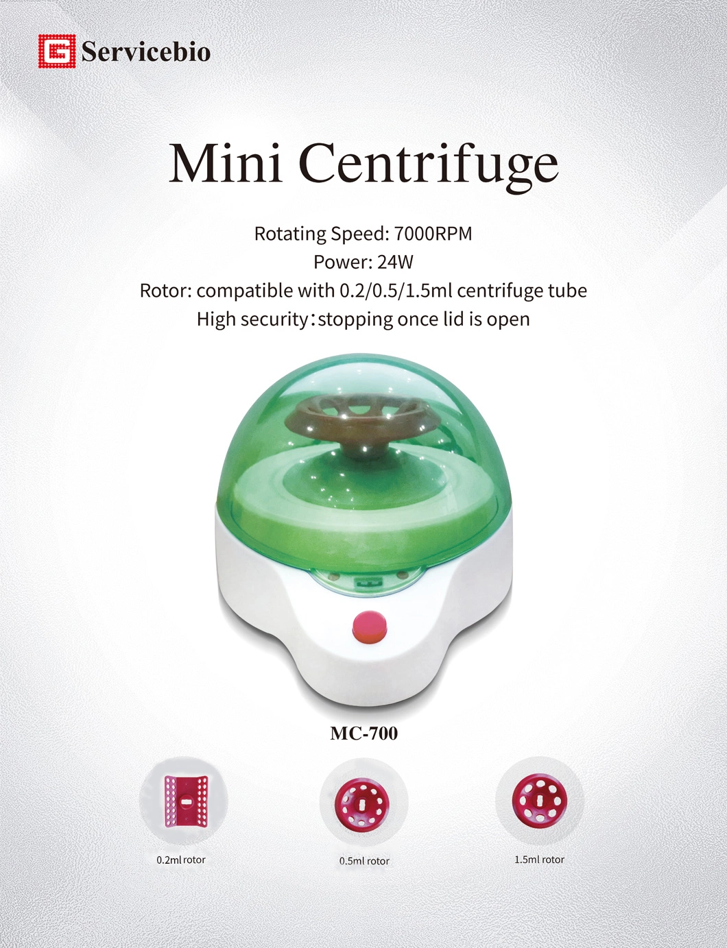 Small Centrifuge Laboratory/Medical/Hospital/School Instrument